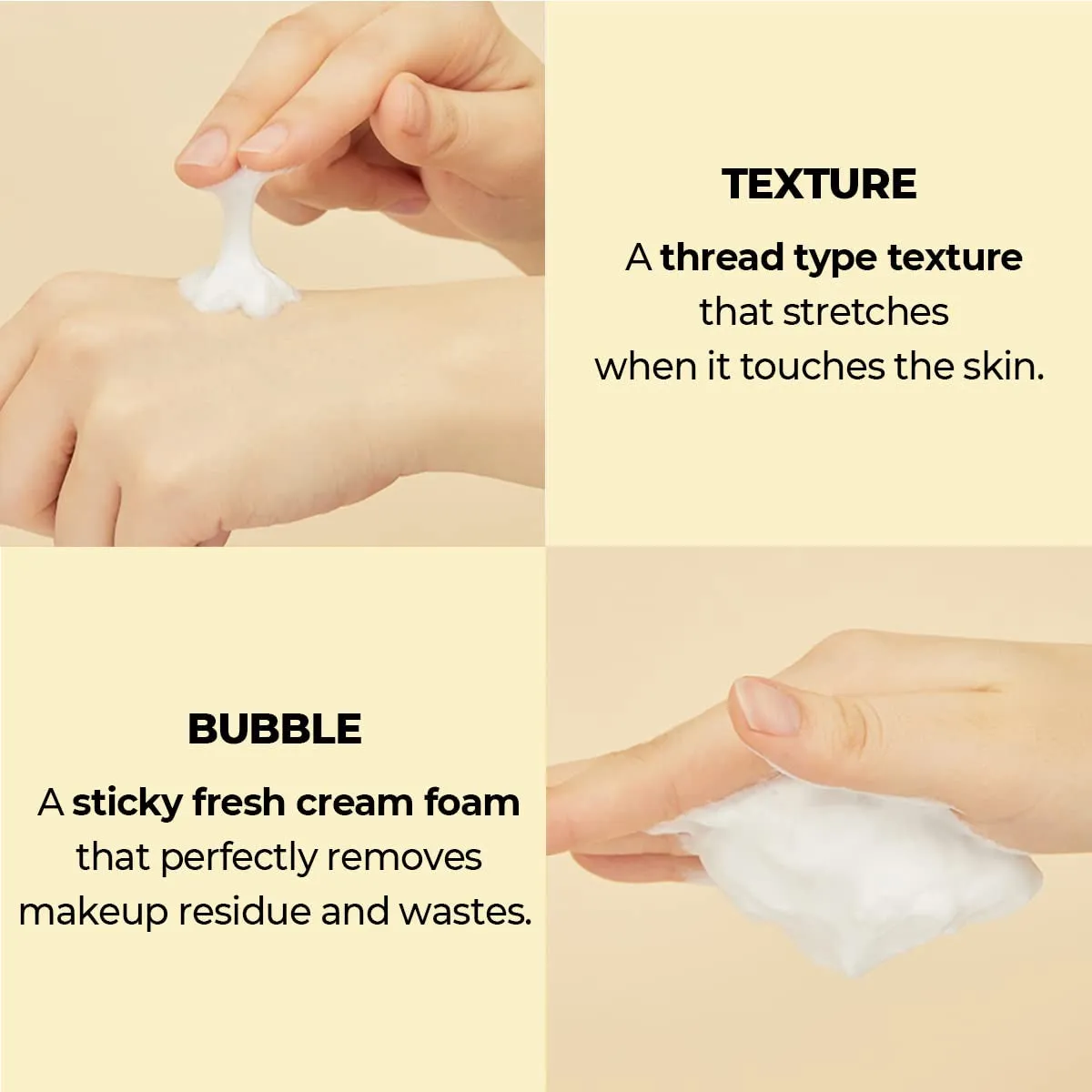 No.2 Cleansing Foam | Deep Clean Fresh Cream Cleanser | Foam Cleanser, Gentle Exfoliation, Deep Cleansing, Natural Ingredients | Blackheads, Excess Oil, Dead Skin Cells | 4.05 Fl. Oz.