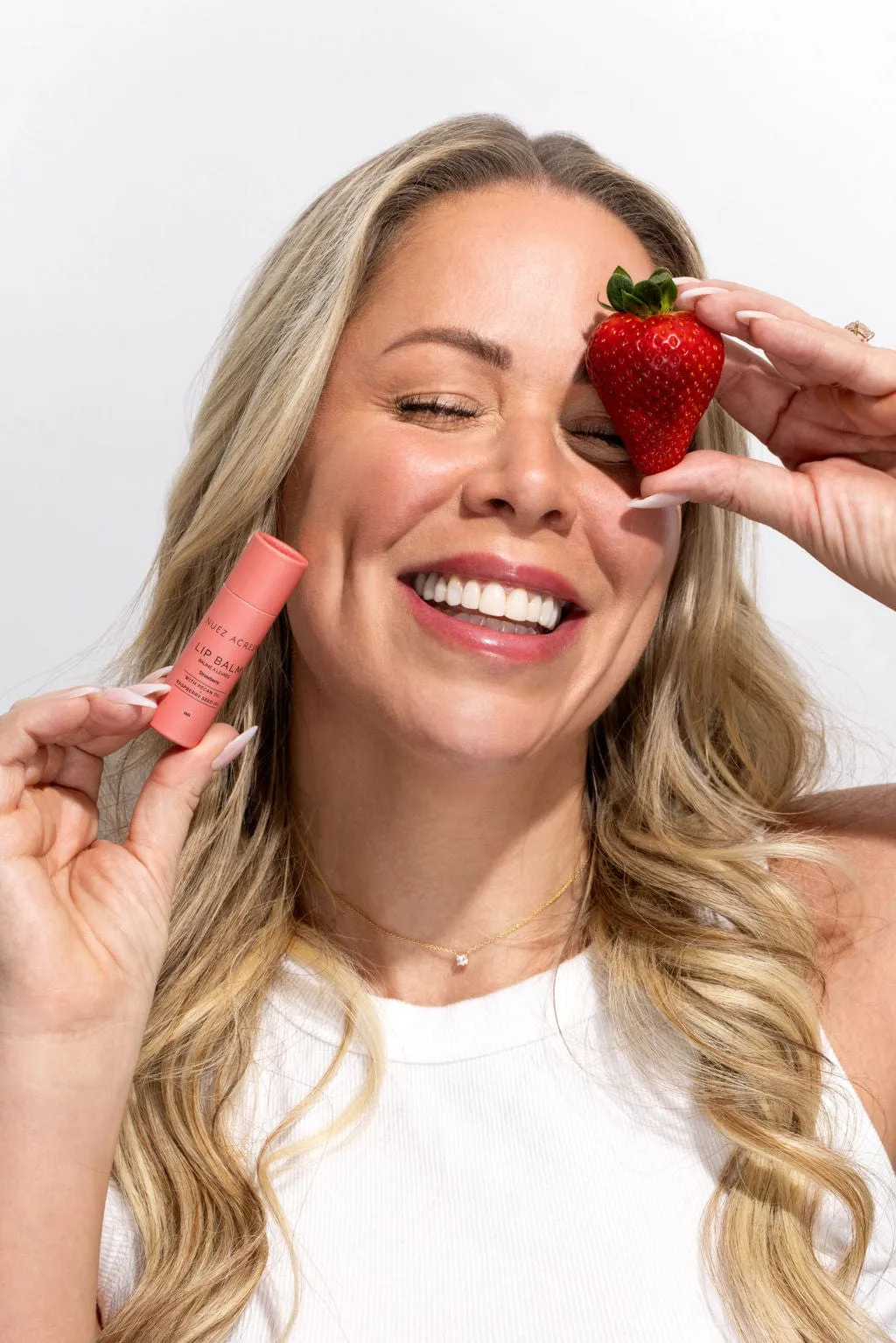 Nuez Acres® Lip Balm – Hydration with Pecan, Raspberry Seed Oil & Natural Strawberry Flavor