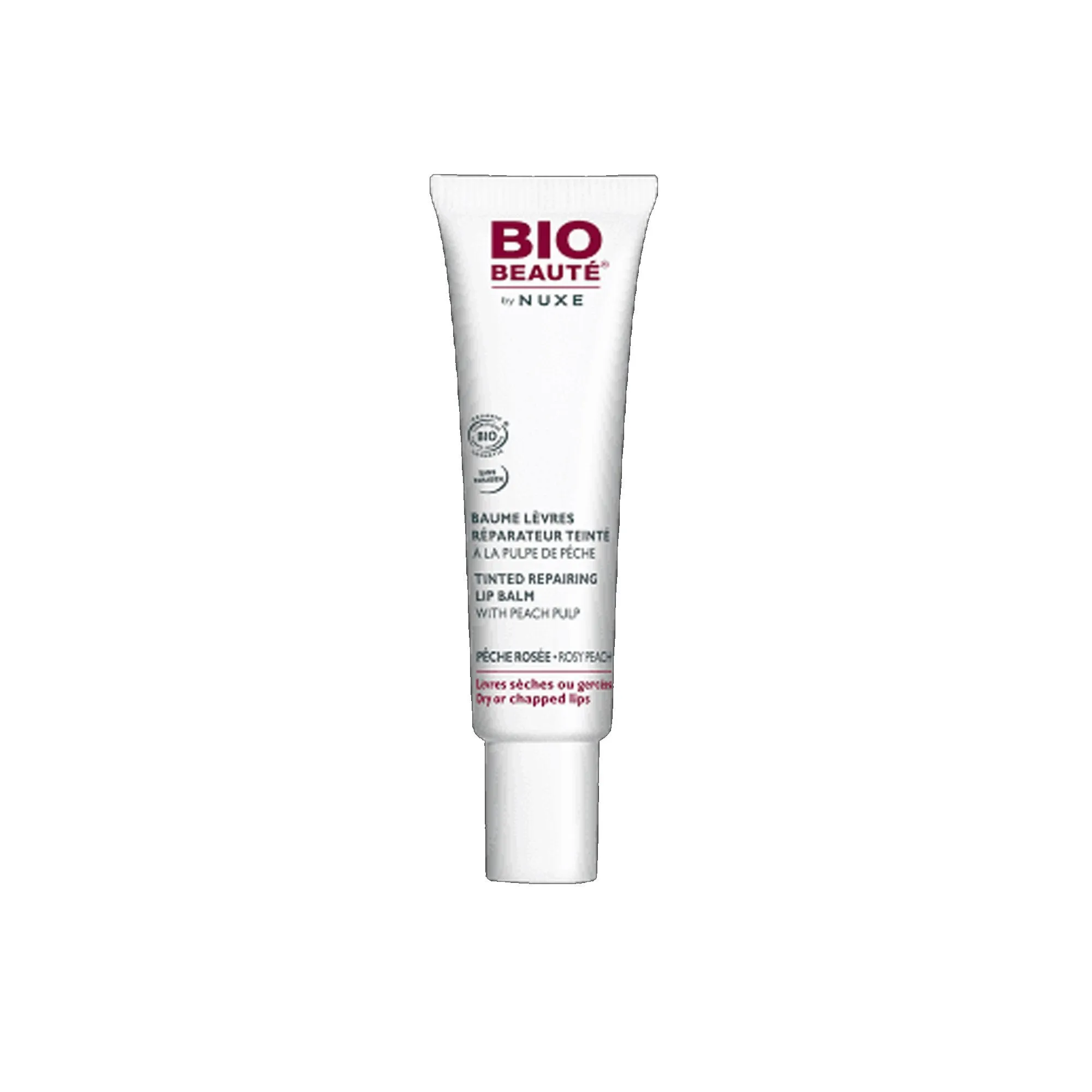 Nuxe BIO-BEAUTÉ® Tinted Repairing Lip Balm With peach pulp 15 ml