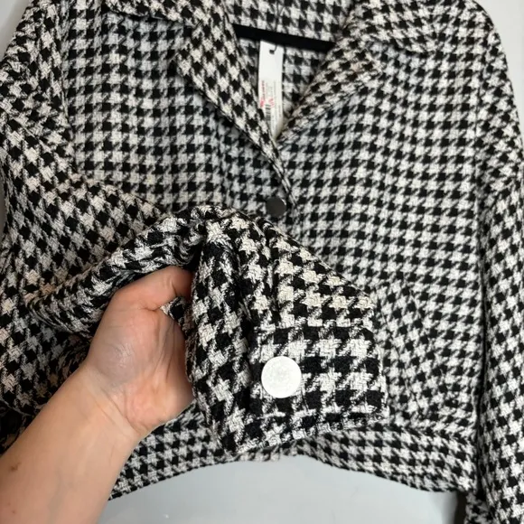 NWT BB Dakota Hounds of Love Jacket Tweed Houndstooth