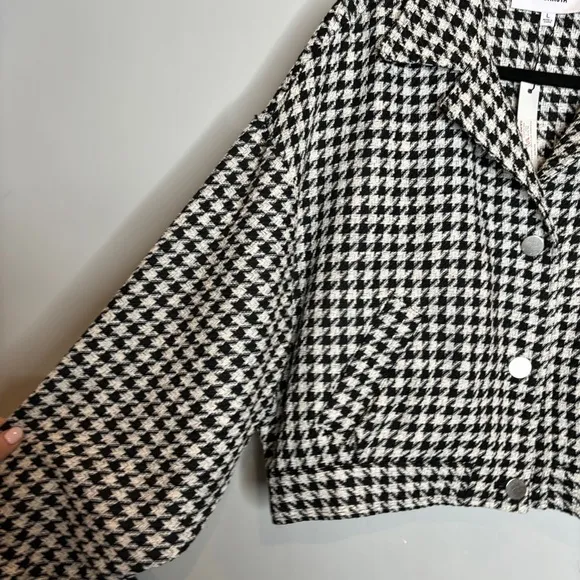 NWT BB Dakota Hounds of Love Jacket Tweed Houndstooth
