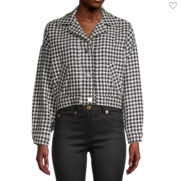 NWT BB Dakota Hounds of Love Jacket Tweed Houndstooth