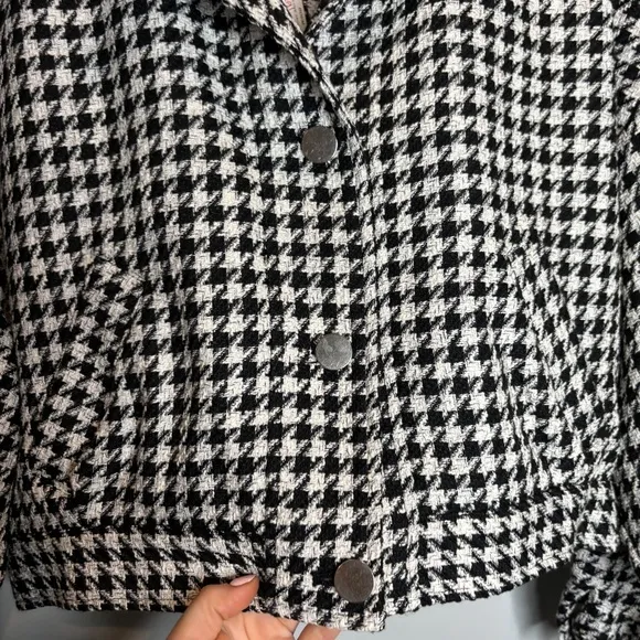 NWT BB Dakota Hounds of Love Jacket Tweed Houndstooth