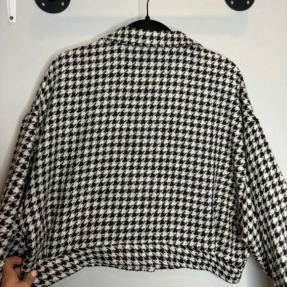 NWT BB Dakota Hounds of Love Jacket Tweed Houndstooth