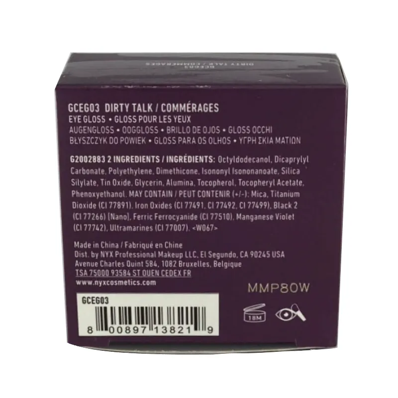 NYX Glazed & Confused Eye Gloss - GCEG03 Dirty Talk