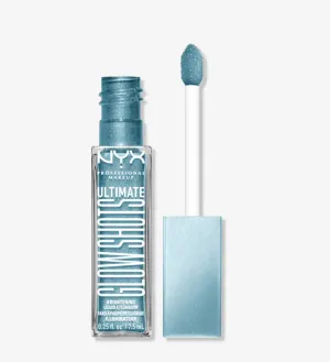 Nyx glow shots brightening liquid eyeshadow blueberry Baller