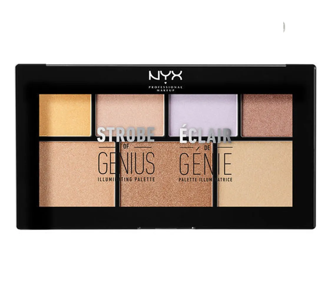 NYX Makeup Strobe Of Genius Illuminating Palette, STGP01