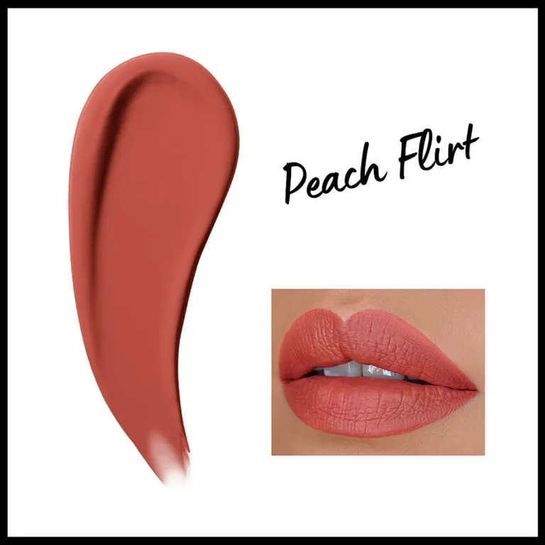 NYX Professional Makeup Lip Lingerie XXL Matte Liquid Lipstick Peach Flirt