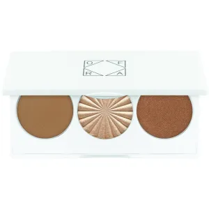 OFRA Face It Midi Palette - Medium - Complexion Trio For Medium Skin Tones To Define, Add Dimension, and Highlight The Face by OFRA Cosmetics