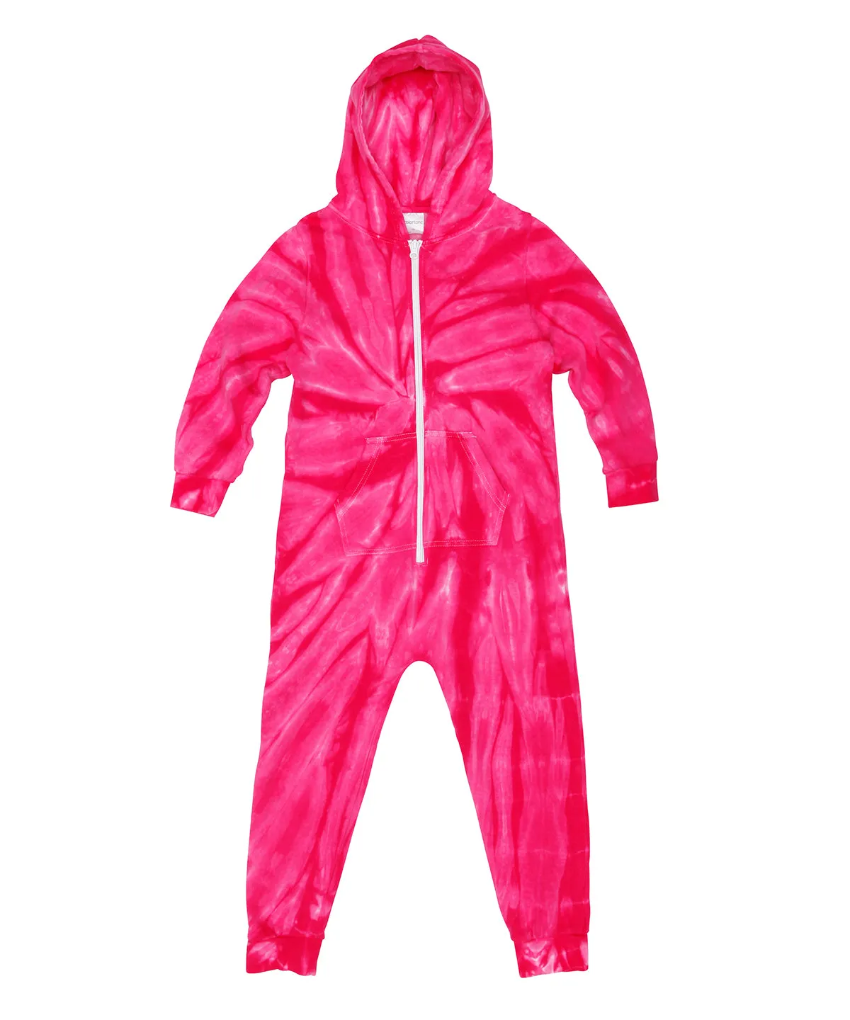 Oh Dorothy Basics Tie Dye Onesie - Spider Pink