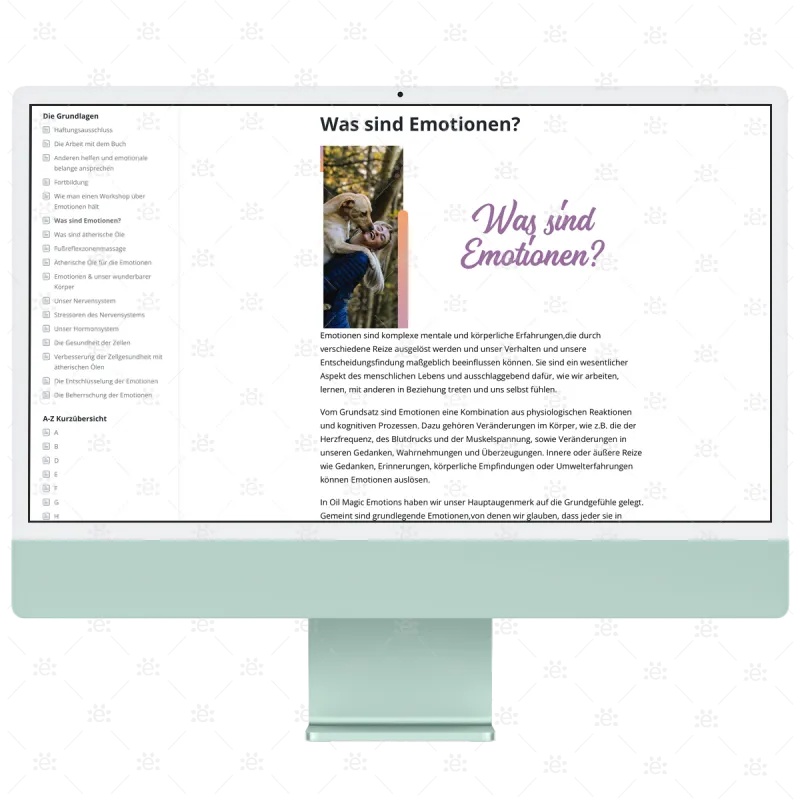 Oil Magic Emotions Book - Series 1 [Virtual Book] - GERMAN
