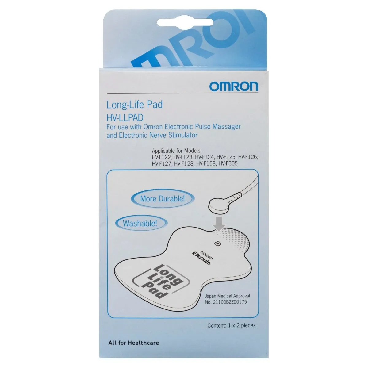 Omron HVF Replacement Long Life Pad - 2 Pack