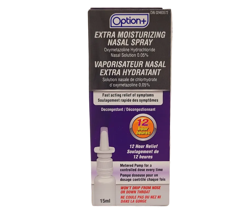 Option  Extra Moisturizing Nasal Decongestant Spray