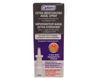 Option  Extra Moisturizing Nasal Decongestant Spray