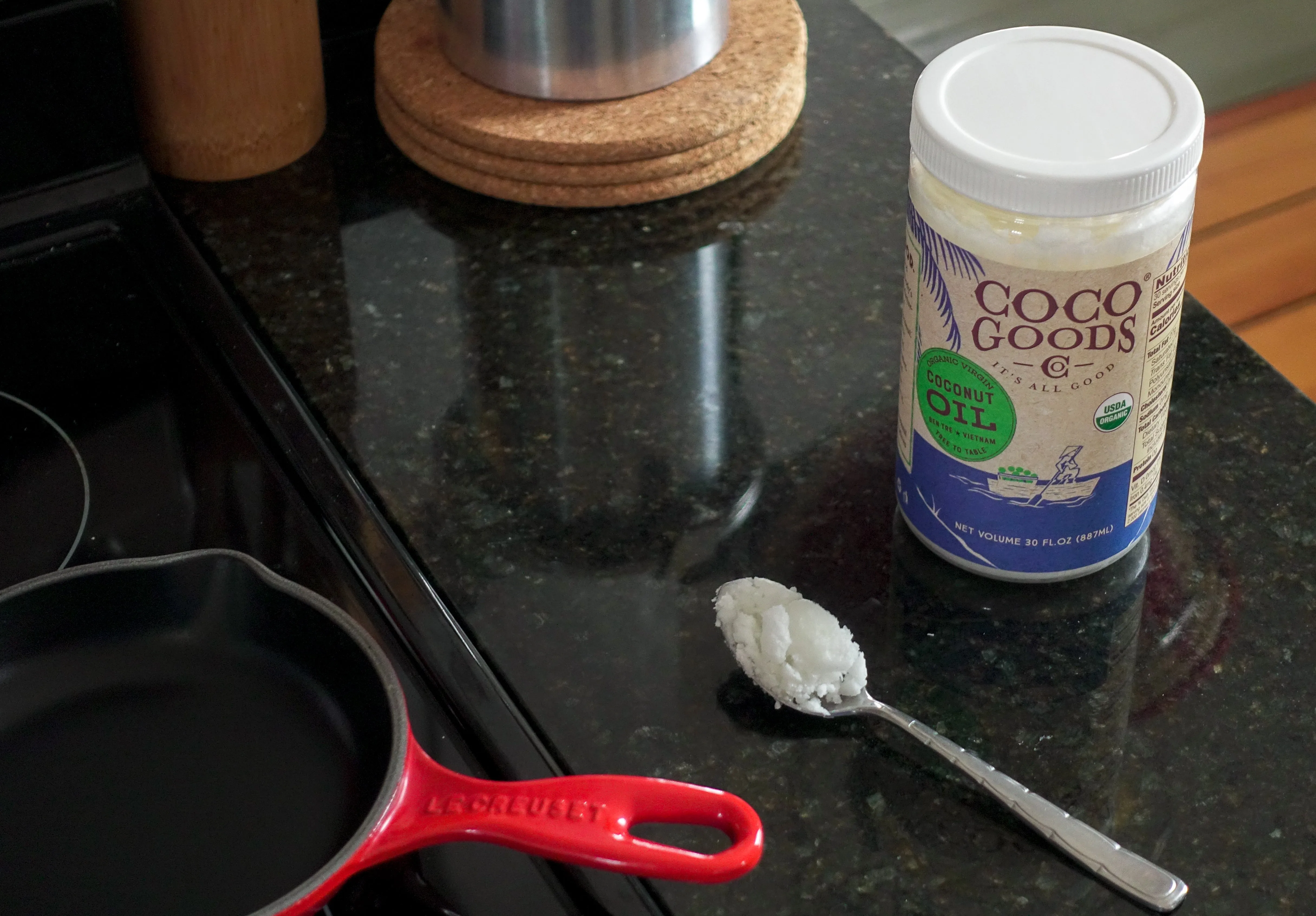 Organic Extra Virgin Coconut Oil, Cold-Pressed