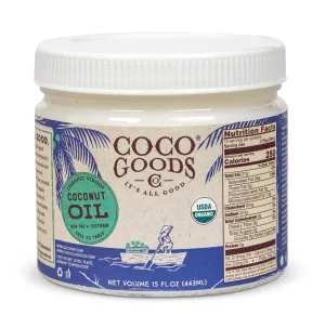 Organic Extra Virgin Coconut Oil, Cold-Pressed