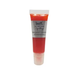 Organic Jojoba Lip Glaze - Brilliant Honeysuckle Orange