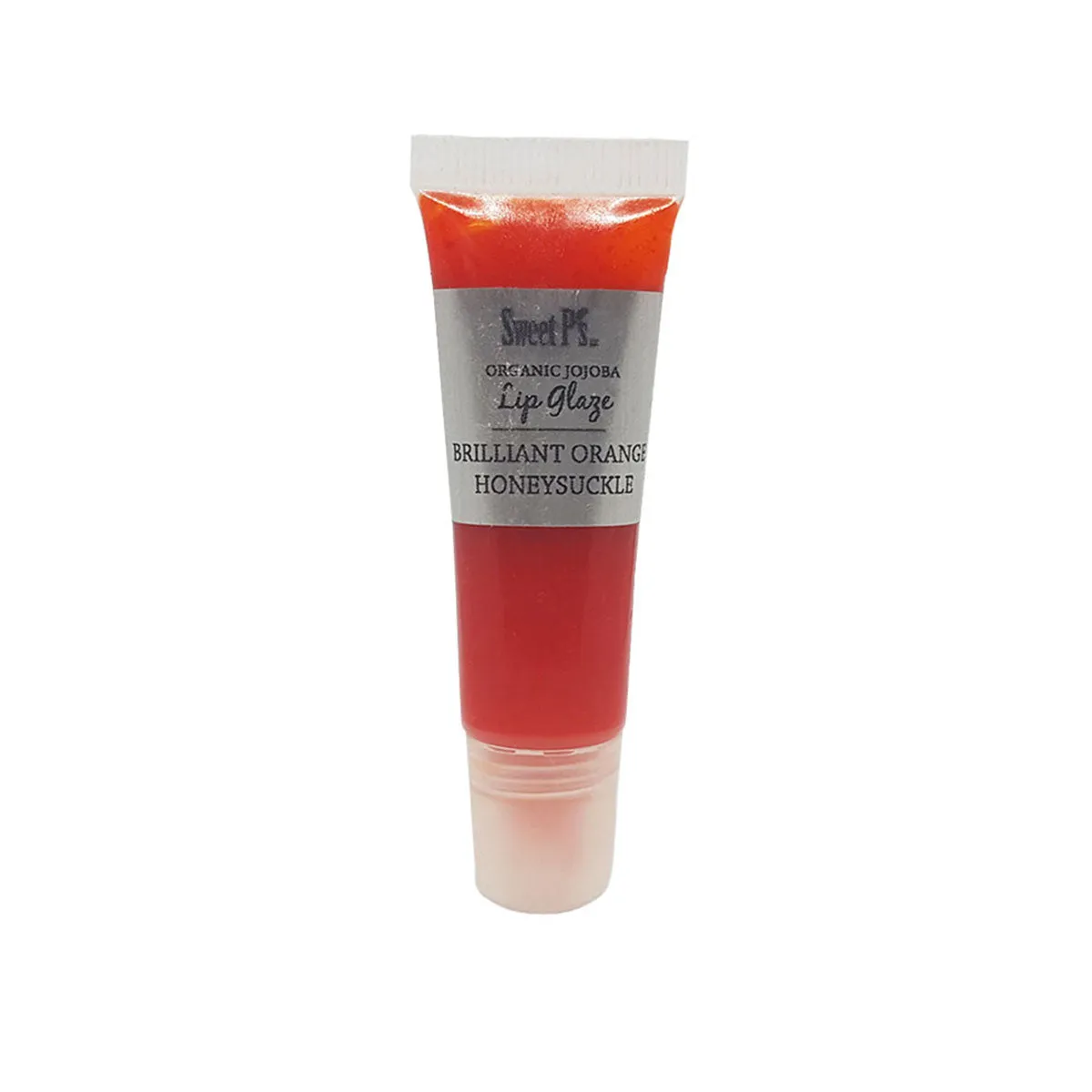 Organic Jojoba Lip Glaze - Brilliant Honeysuckle Orange