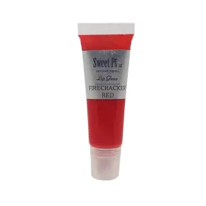 Organic Jojoba Lip Glaze - Firecracker Red