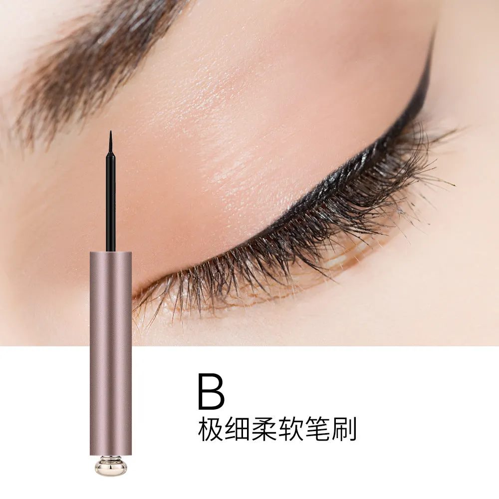 O.TWO.OCross-Border Hot Rose Gold Beginner Liquid Eyeliner Waterproof Quick-Drying Non-Dizzy Makeup EyelinerN9084