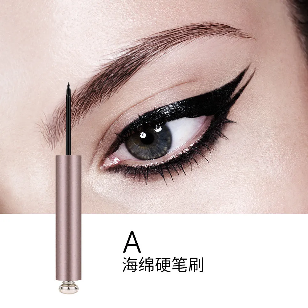 O.TWO.OCross-Border Hot Rose Gold Beginner Liquid Eyeliner Waterproof Quick-Drying Non-Dizzy Makeup EyelinerN9084