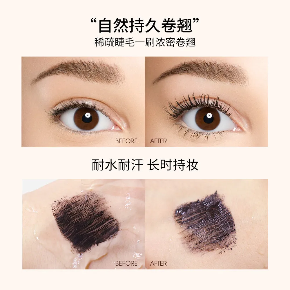 O.TWO.OFeiyangmi Curved Electric Eye Mascara Thick Curl Waterproof and Sweat-Proof Long-Lasting Shaping and Non-Dizzy Makeup1015