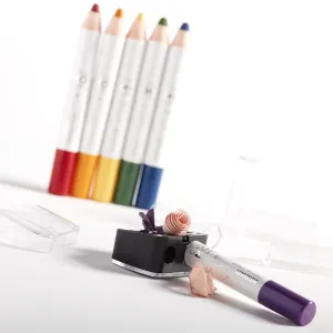 Over the Rainbow Visionary Makeup Crayon Set ~ 6 Crayons plus 1 Sharpener