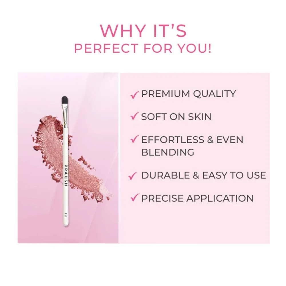 P11 - Flat Cut Crease Eye brush