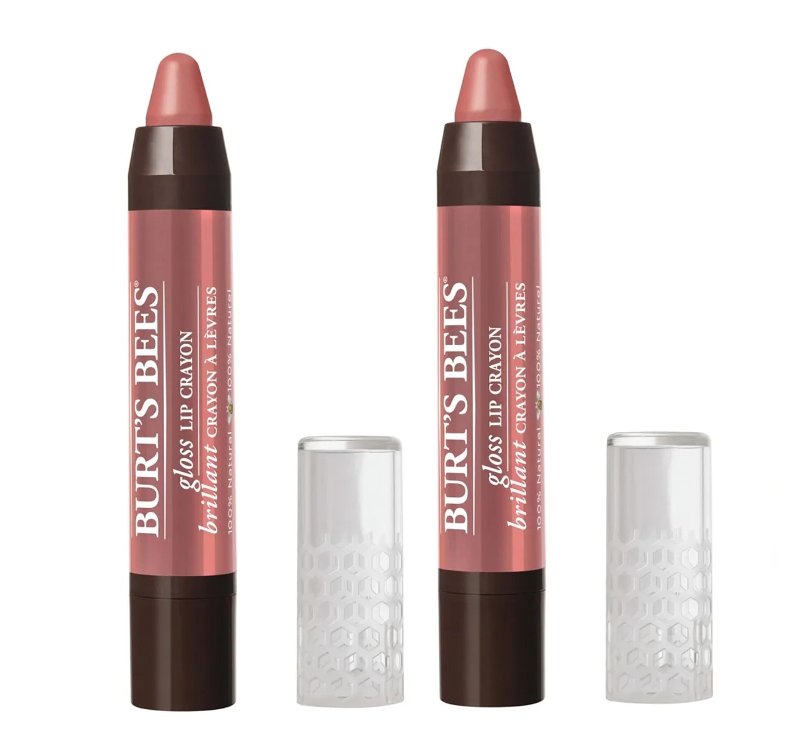 Pack of 2 Burt's Bees Gloss Lip Crayon, Outback Oasis 401