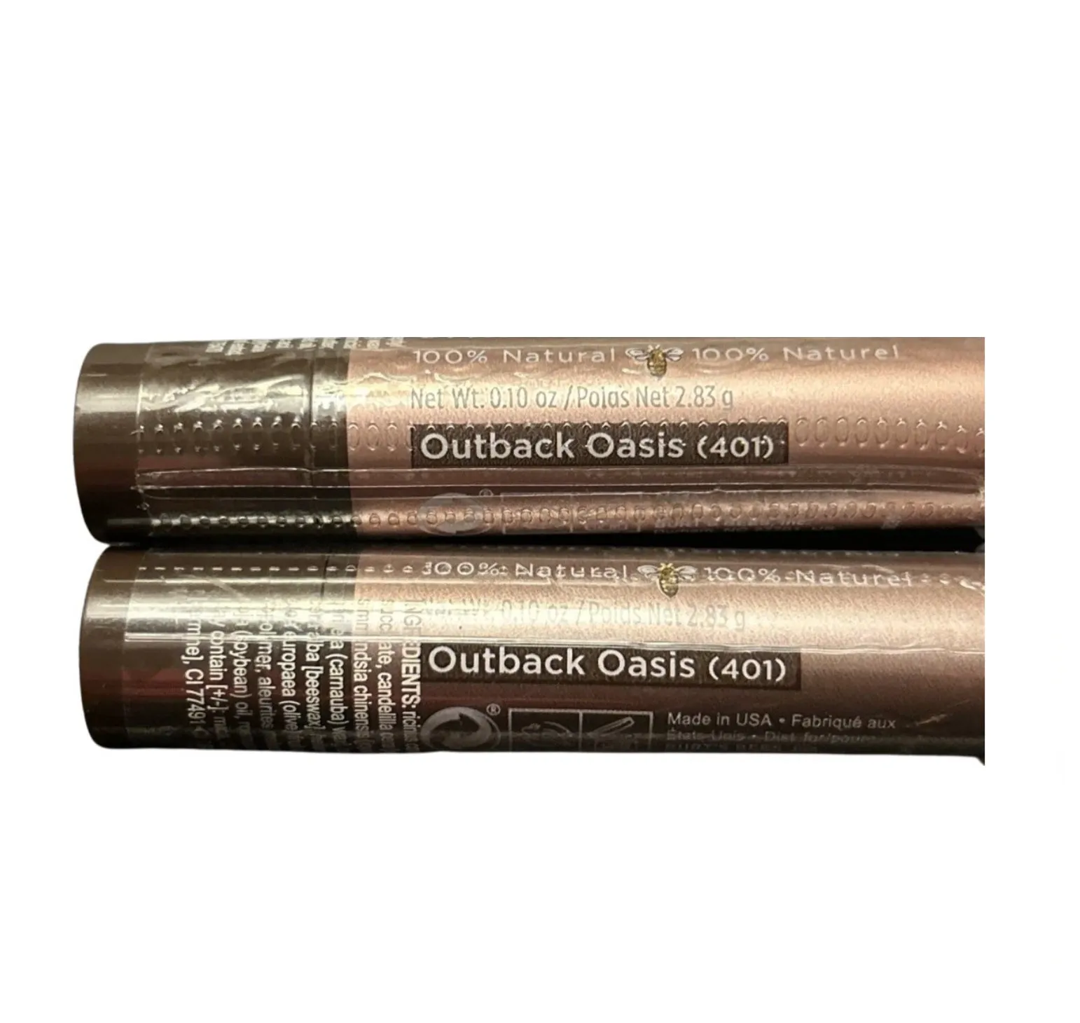 Pack of 2 Burt's Bees Gloss Lip Crayon, Outback Oasis 401
