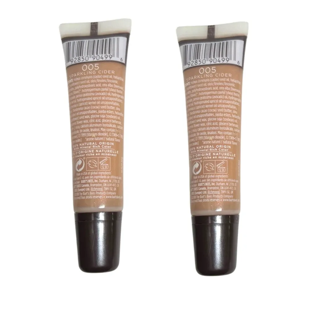 Pack of 2 Burt's Bees Lip Gloss, Sparkling Cider 005