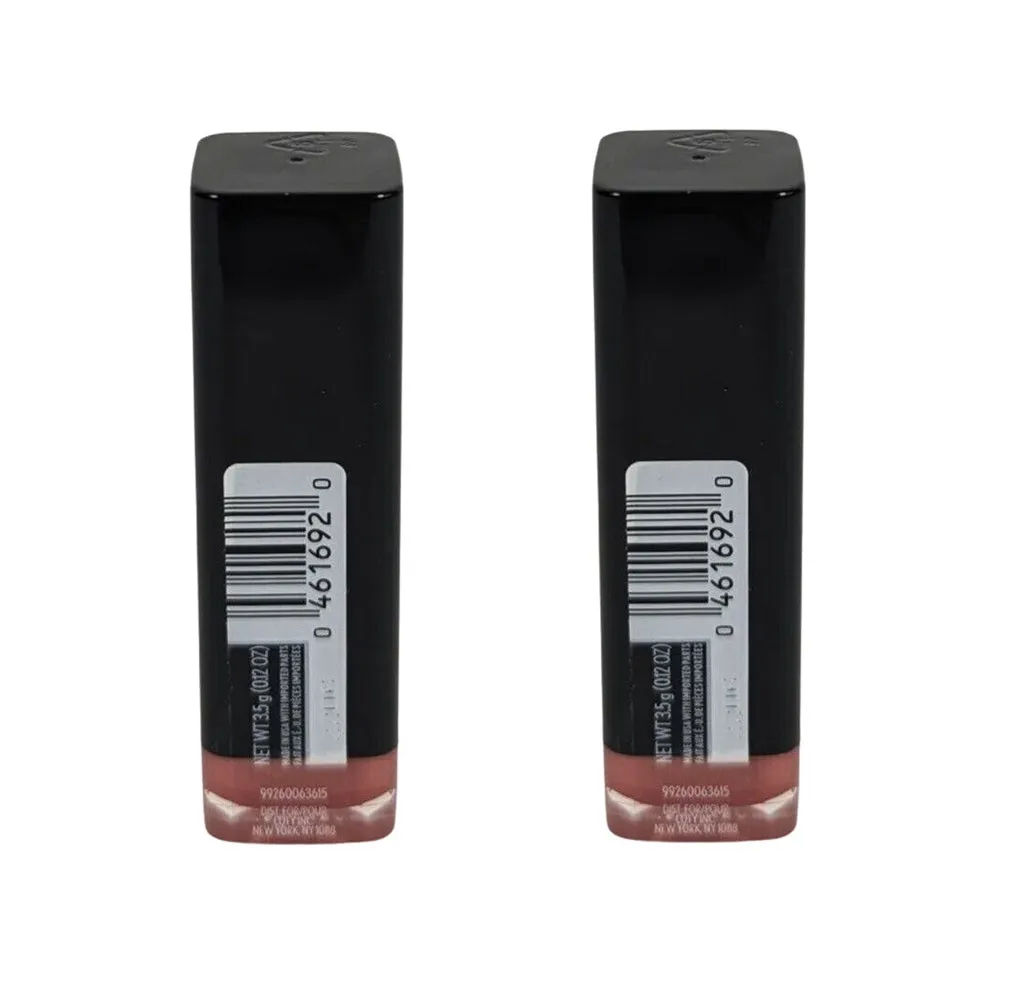 Pack of 2 CoverGirl Exhibitionist Creme Lipstick, Sweetheart Blush 390