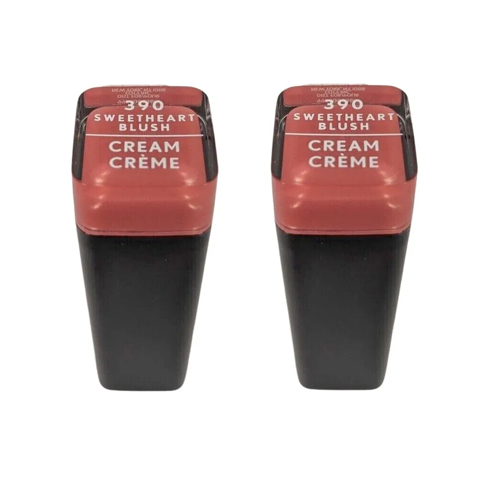 Pack of 2 CoverGirl Exhibitionist Creme Lipstick, Sweetheart Blush 390