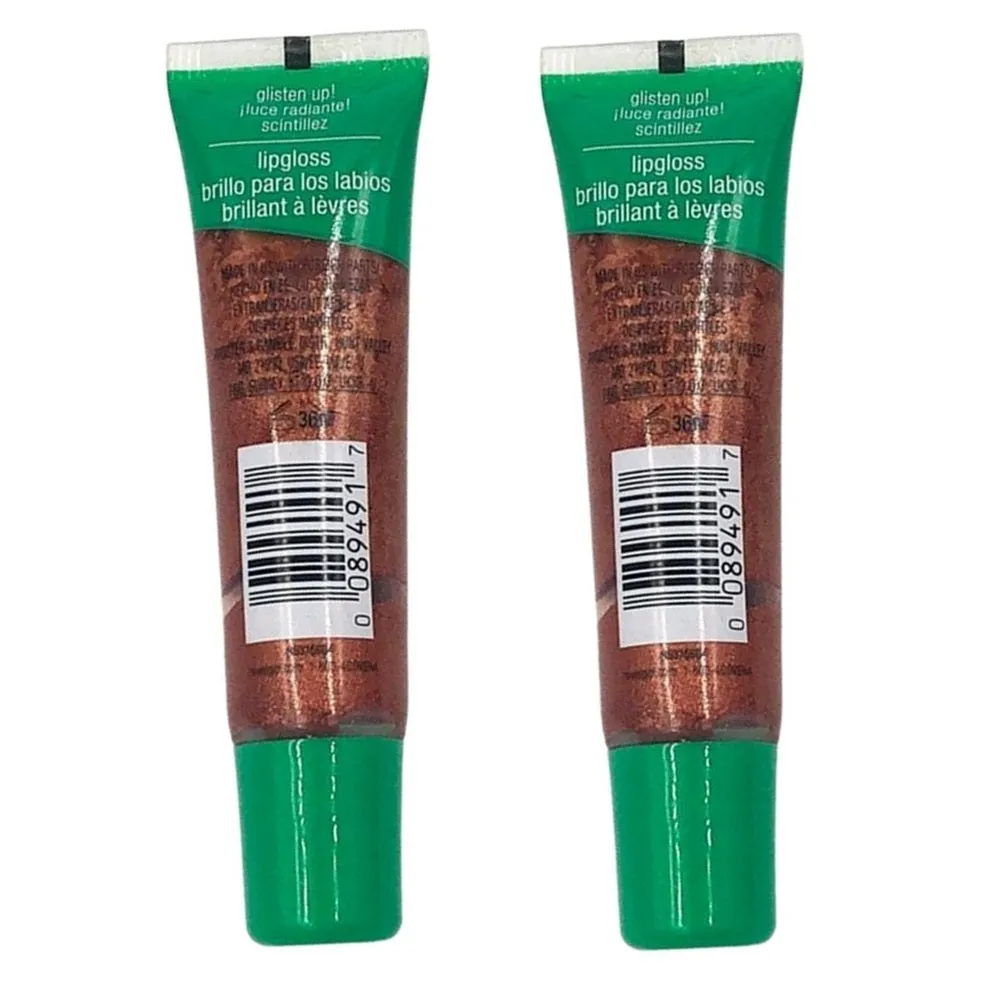 Pack of 2 CoverGirl Lipslicks Smoochies Sizzle Gloss, Glisten Up! # 550