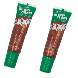 Pack of 2 CoverGirl Lipslicks Smoochies Sizzle Gloss, Glisten Up! # 550