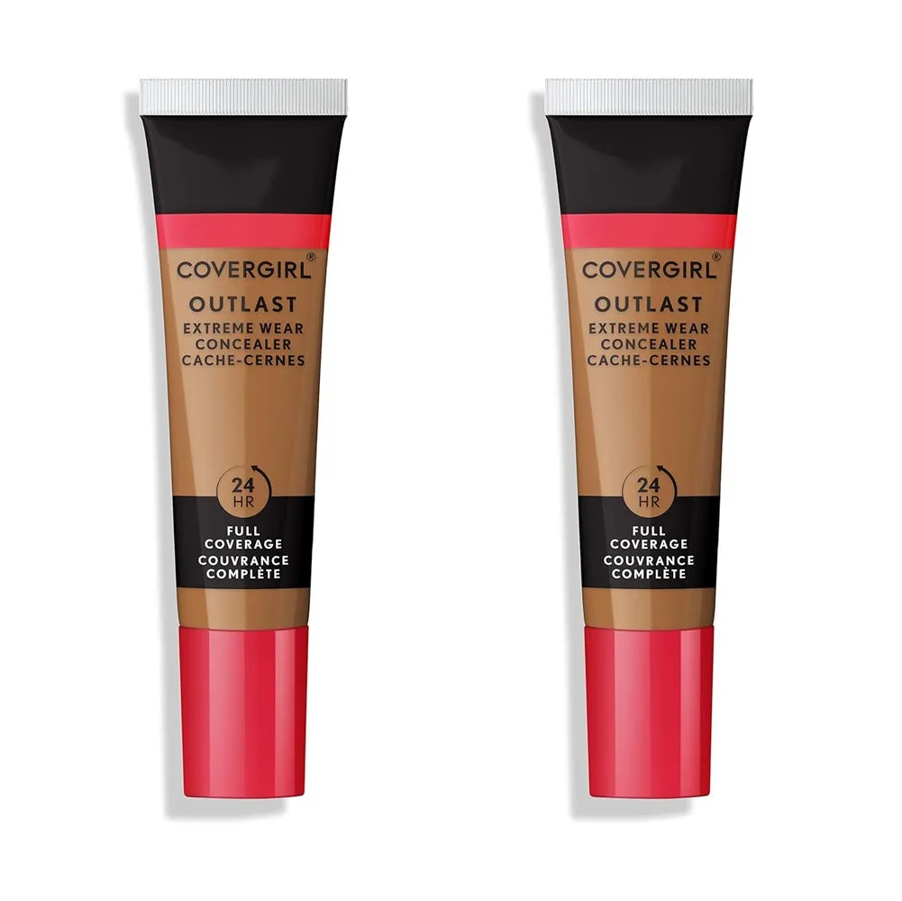 Pack of 2 CoverGirl Outlast Extreme Wear Concealer, Toasted Almond 870