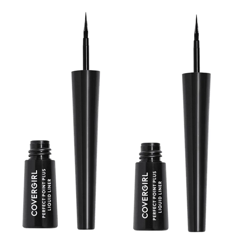 Pack of 2 CoverGirl Perfect Point Plus Liquid Liner, Black Onyx 200