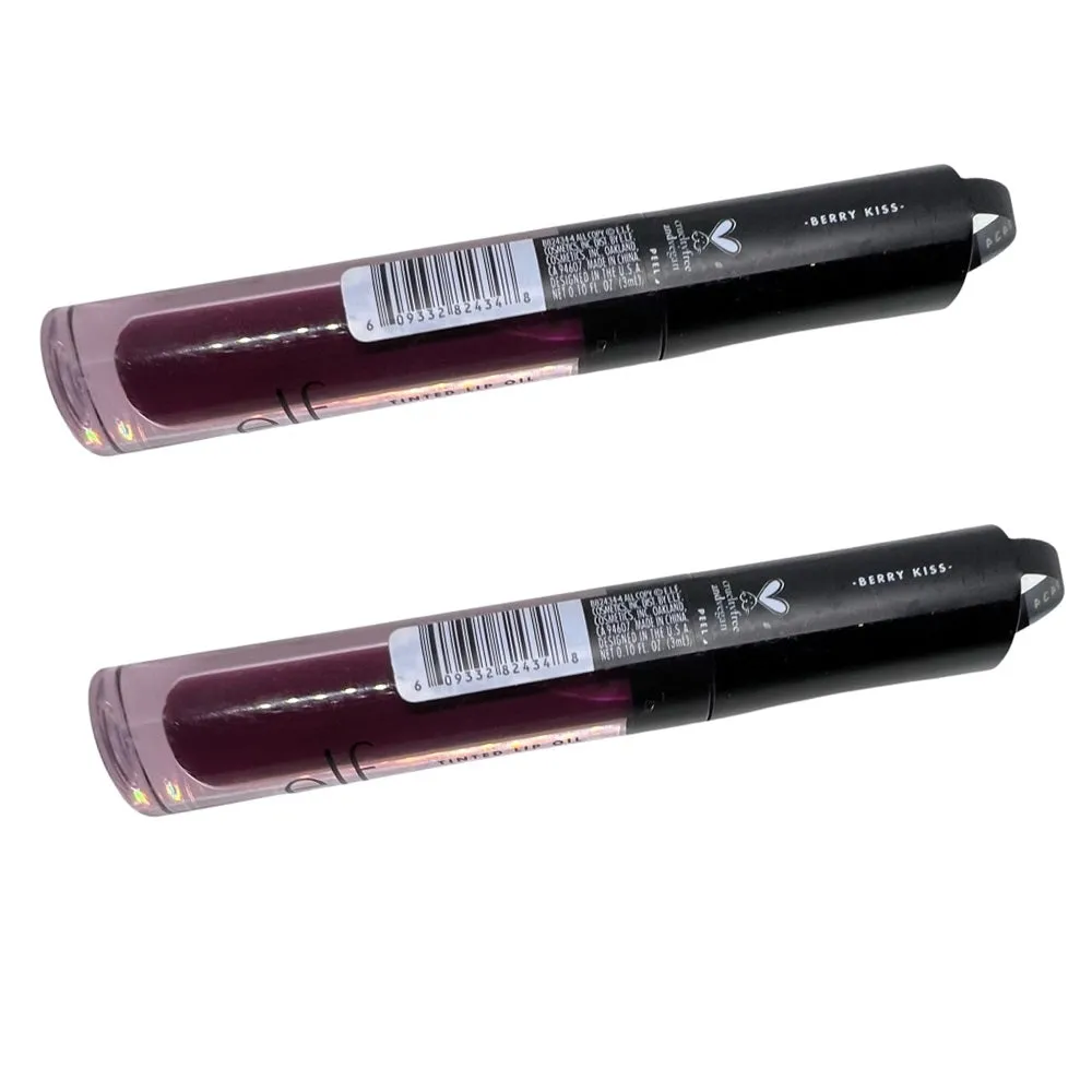 Pack of 2 E.l.f. Tinted Lip Oil, Berry Kiss 82434