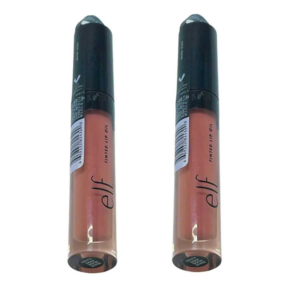 Pack of 2 E.l.f. Tinted Lip Oil, Nude Kiss 82430