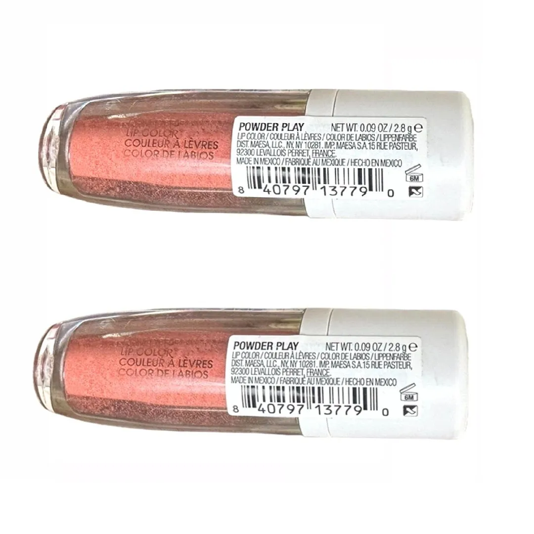 Pack of 2 Flower Beauty Powder Play Lip Color, Flirty 02