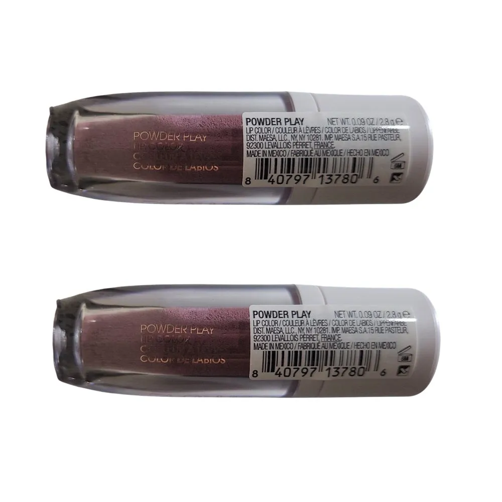 Pack of 2 Flower Beauty Powder Play Lip Color, Frisky 04