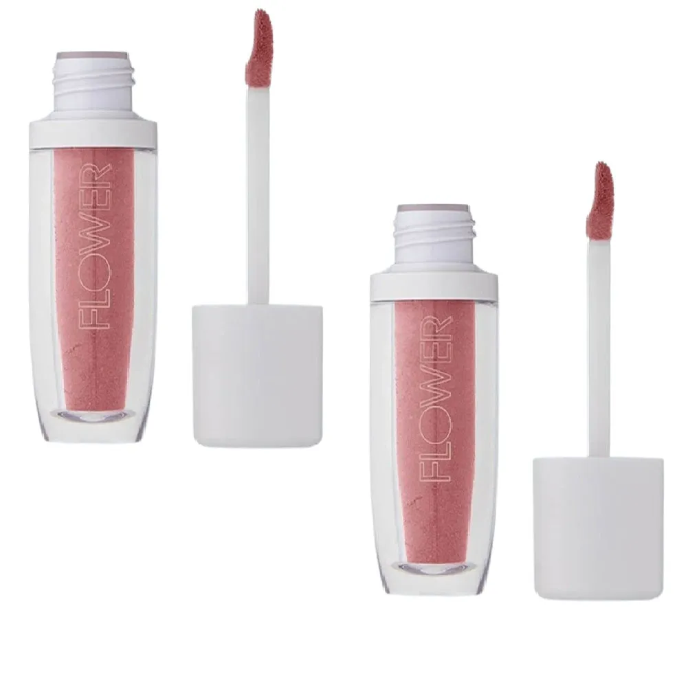 Pack of 2 Flower Beauty Powder Play Lip Color, Tease 01