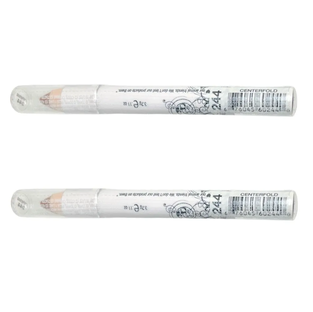 Pack of 2 Hard Candy Visibly Wet Shockingly Glossy Lip Pencil, Centerfold 244