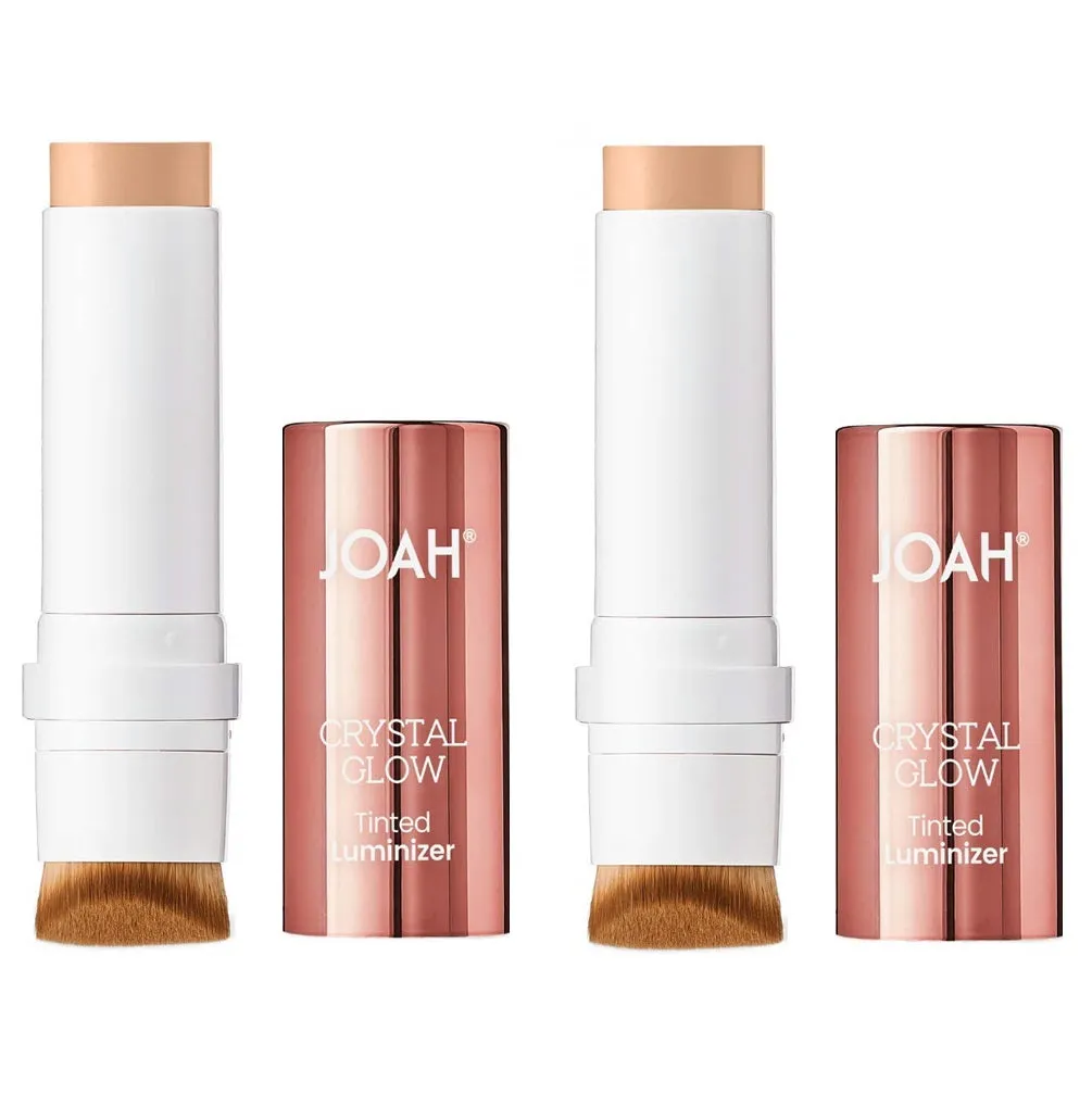 Pack of 2 Joah Crystal Glow Tinted Luminizer Stick, Vanilla JCG200