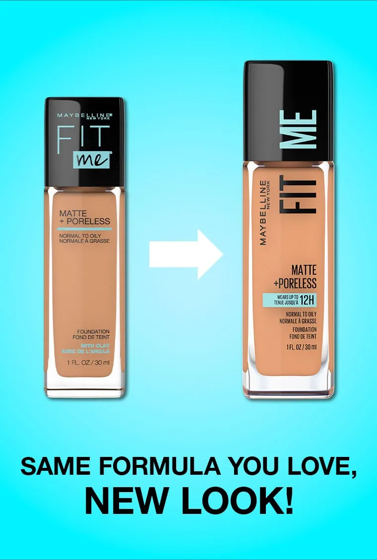 Pack of 2 Maybelline New York Fit Me Matte   Poreless Normal to Oily Foundation, Coconut 355