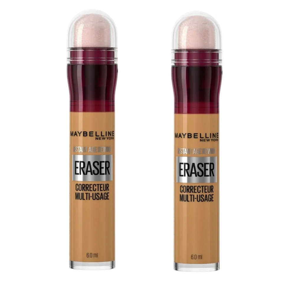 Pack of 2 Maybelline New York Instant Age Rewind Instant Eraser Multi-Use Concealer, Golden  # 142