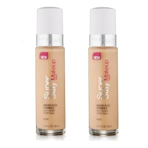 Pack of 2 Maybelline Super Stay 24 Hr Wear Makeup, Nude
