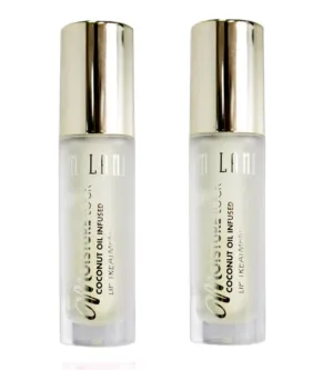 Pack of 2 Milani Moisture Lock Coconut Oil Infused Lip Treatment, Moisturizing Almond Coco (01)