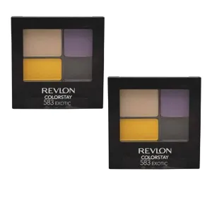 Pack of 2 Revlon ColorStay 16 Hour Eye Shadow, Exotic 583