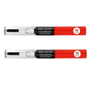 Pack of 2 Revlon ColorStay Overtime Lipcolor, Cherry Time 580